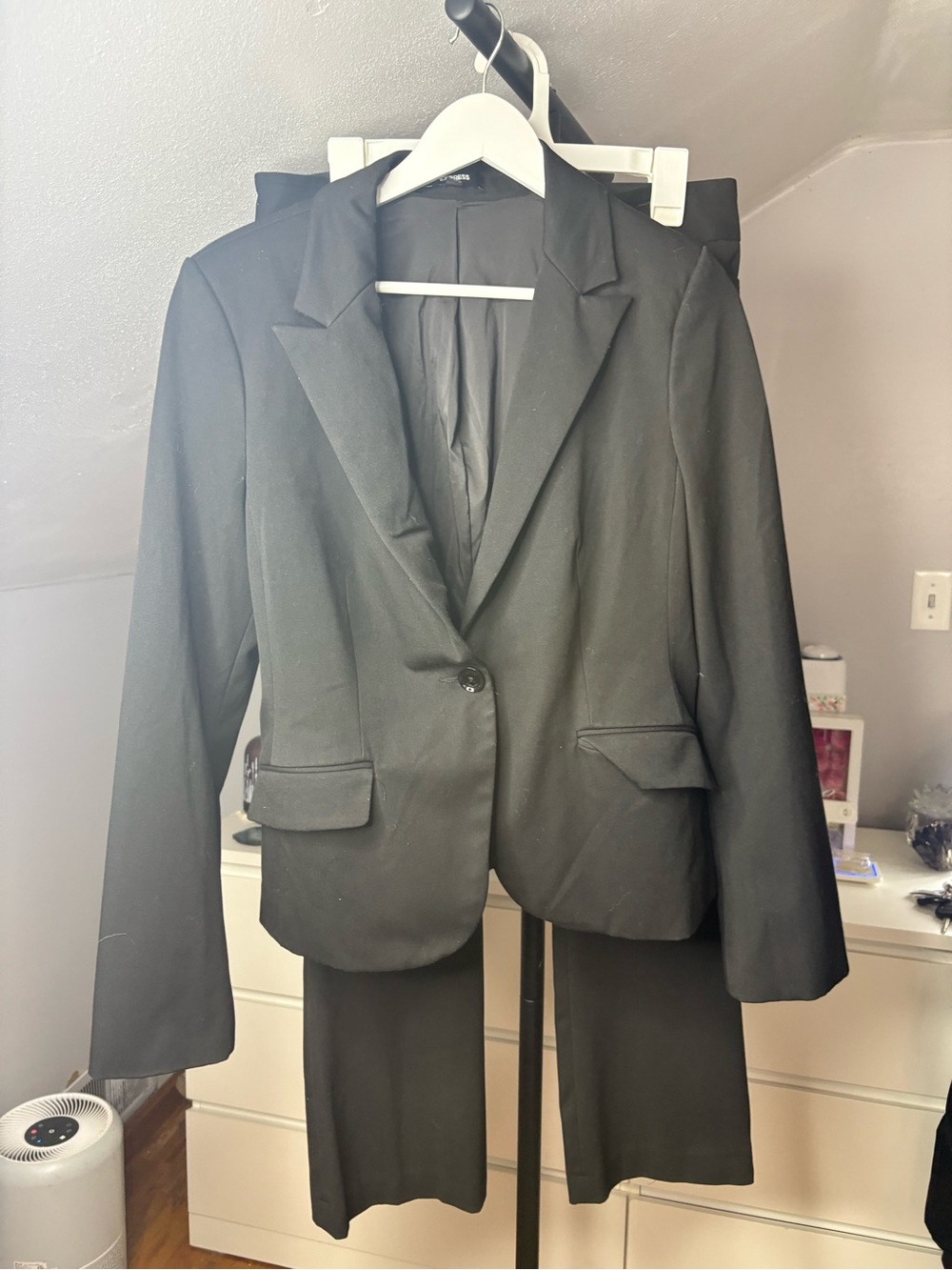 Express Black Women's Blazer & Pants Set
